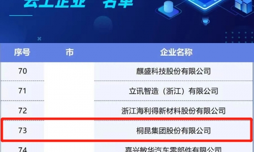 优德88集团入选浙江省第二批制造业“云上企业”名单